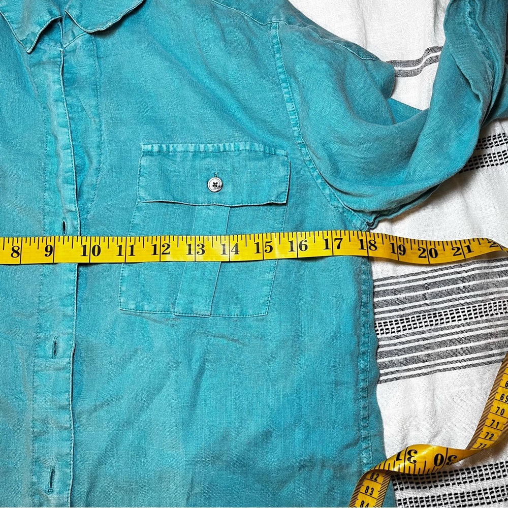 Tommy Bahama Teal and Denim Button Down Shirts - Picture 8 of 16